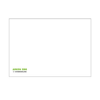 Arken Zoo vet.kuvert C4 PS inkl tryck 2+0 a 1000st