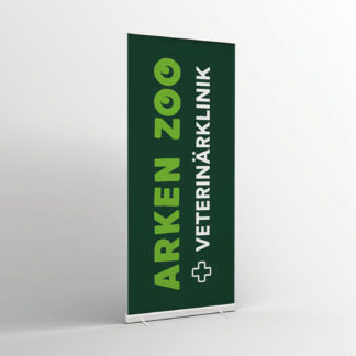 Arken Zoo veterinärklinik roll up 85x200